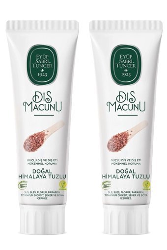 Eyüp Sabri Tuncer Himalaya Tuzu Organik Florürsüz Diş Macunu 2x90 ml