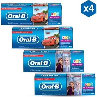 Oral-B Pro Expert Stages Naneli Florürlü 2-6 Yaş Çocuk Diş Macunu 4x75 ml