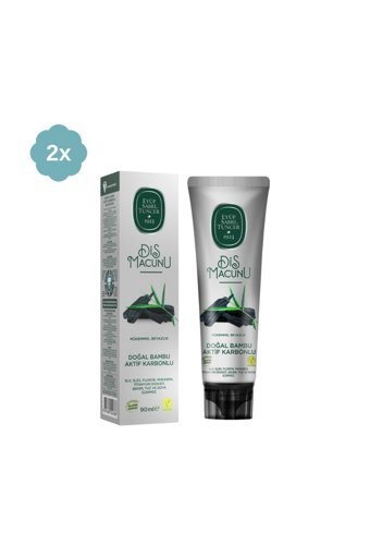 Eyüp Sabri Tuncer Bambu Karbonlu Organik Florürsüz Diş Macunu 2x90 ml