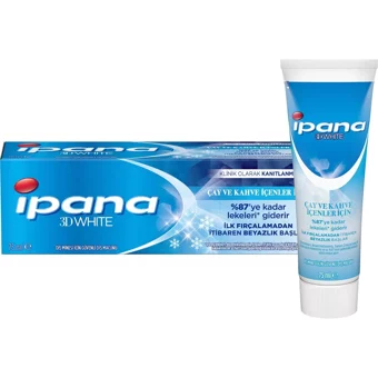 İpana 3D White Luxe Naneli Florürlü Diş Macunu 75 ml