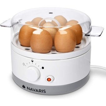 Navaris 7'li 350 W Plastik Beyaz Yumurta Haşlayıcı