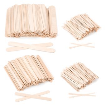 Jıuhshn Ahşap 100 Adet Ağda Spatulası