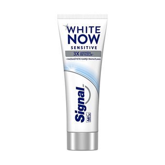 Signal White Now Sensitive Naneli Florürlü Diş Macunu 75 ml
