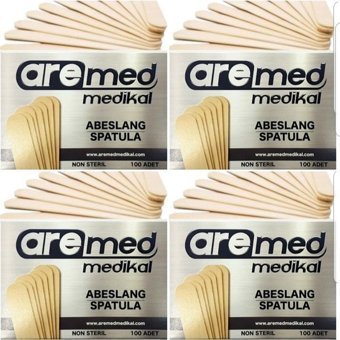 Aremed Ahşap 4x100 Adet Ağda Spatulası