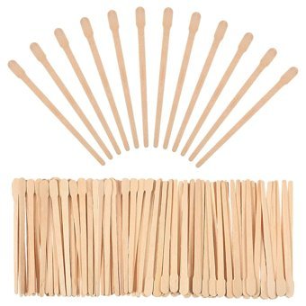 Zzhboo Ahşap 200 Adet Ağda Spatulası