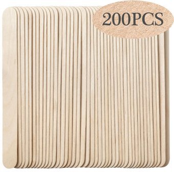 Hoomboom Ahşap 200 Adet Ağda Spatulası