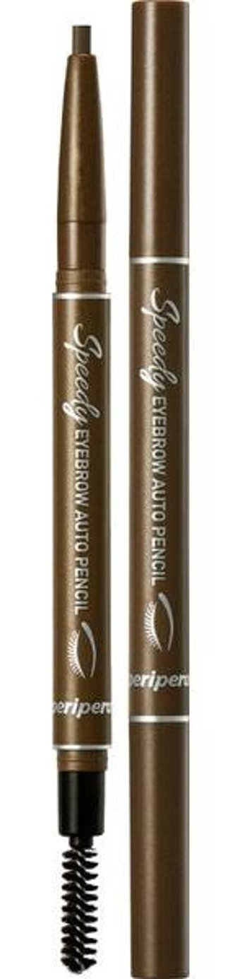 Peripera Speedy Eyebrow 02 Asansörlü Çift Taraflı Fırçalı Orta-İnce Uçlu Kaş Kalemi Gray Brown
