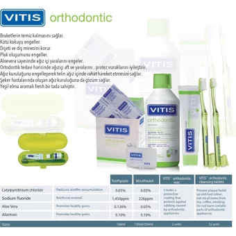 Vitis Orthodontic Florürsüz Diş Macunu 100 ml