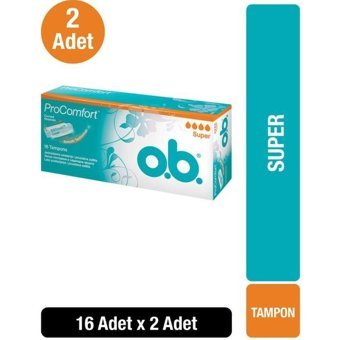 O.B. Pro Comfort Süper Tampon 2x16'lı