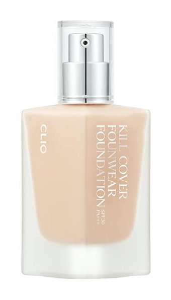 Clio Kill Cover Founwear 3 Linen Güneş Koruyuculu Sıvı Şişe Fondöten 38 gr