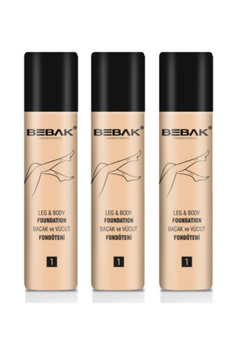 Bebak Light Bacak Sıvı Sprey Fondöten 3x75 ml