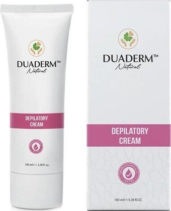 Duaderm Natural Tüm Ciltler İçin Yüz Koltuk Altı Bacak Genital Bölge Kadın Tüy Dökücü Krem 100 ml
