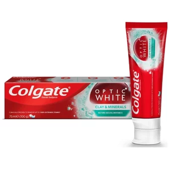 Colgate Optik White Naneli Organik Florürlü Diş Macunu 75 ml