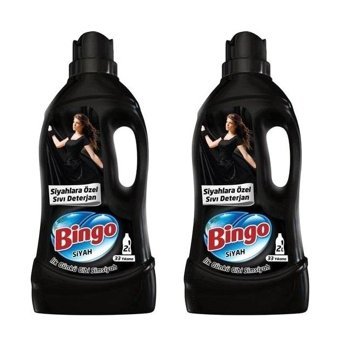 Bingo Siyahlar İçin 66 Yıkama Sıvı Deterjan 2x2 lt