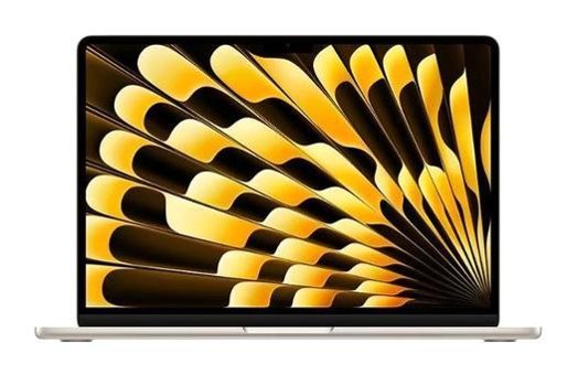 Apple MacBook Air M3 Çip MXCU3TU/A 8CPU 10GPU Çekirdekli 16 GB Ram 512 GB SSD 13.6 inç QHD+ macOS Sonoma Ultrabook Laptop Yıldız Işığı