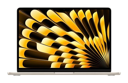 Apple MacBook Air M3 Çip MC8P4TU/A 8CPU 10GPU Çekirdekli 24 GB Ram 512 GB SSD 13.6 inç QHD+ macOS Sonoma Ultrabook Laptop Yıldız Işığı