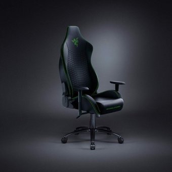Razer Iskur X Suni Deri Oyuncu Koltuğu Siyah - Yeşil