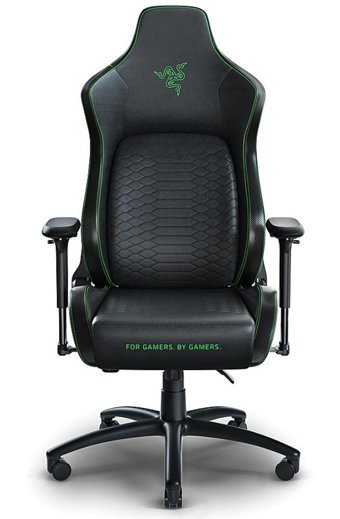 Razer Iskur XL 4D Ortopedik Suni Deri Oyuncu Koltuğu Siyah - Yeşil