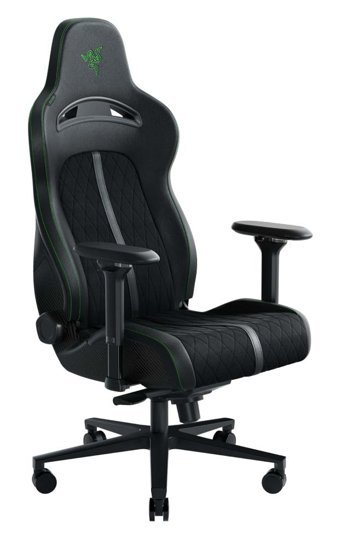 Razer Enki Pro 4D Suni Deri Oyuncu Koltuğu Siyah - Yeşil
