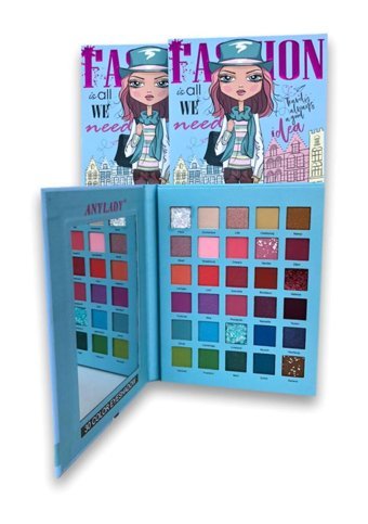 Tikatti 30 Renkli Toz Glitter-Mat Far Paleti