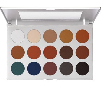 Kryolan Mirror 15 Renkli 05315 TN1 Toz Mat Far Paleti