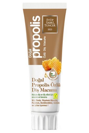Eyüp Sabri Tuncer Propolis Özlü Propolis Organik Florürsüz Diş Macunu 6x75 ml