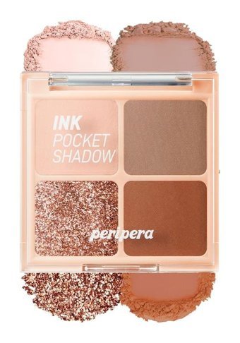 Peripera Ink Pocket Shadow 03 Brown Filter 360 Toz Işıltılı - Mat Far Paleti