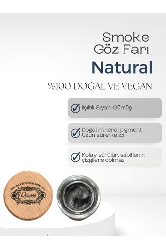 Rosece Smoke Toz Işıltılı Göz Farı