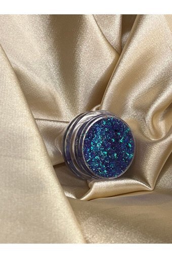 Tolstoy Chunky Purple Toz Simli Glitter Tekli Göz Farı