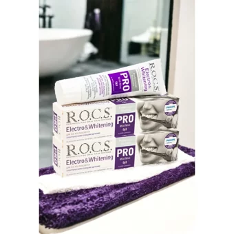 Rocs Electro & Whitening Florürsüz Diş Macunu 2x100 ml