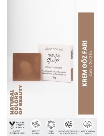 Bade Natural Sunny Gold 03 Likit Işıltılı Göz Farı