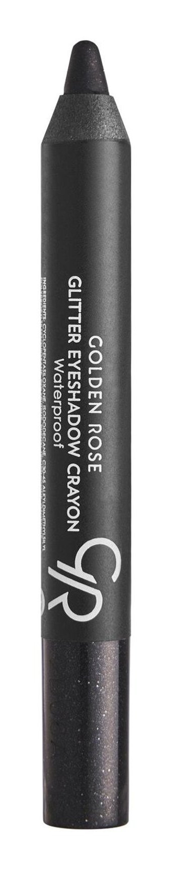 Golden Rose Crayon Waterproof No: 51 Shiny Black Likit Simli Glitter Stick Göz Farı