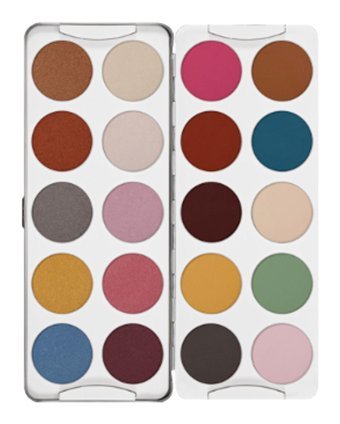 Kryolan 20 Colors No: CG Toz Mat Palet Göz Farı