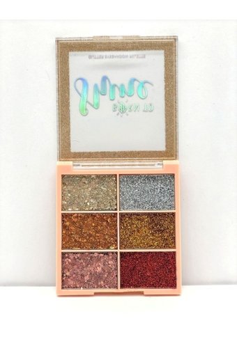 Aster Beauty No:2 Toz Simli Glitter Palet Göz Farı