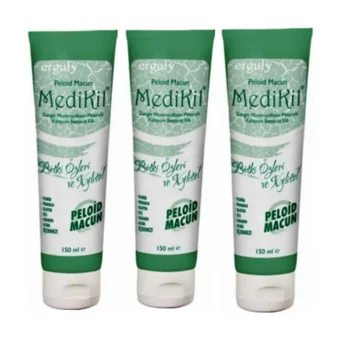 Medikil Peloid Bitki Özleri ve Xylitol Organik Florürsüz Diş Macunu 3x150 ml