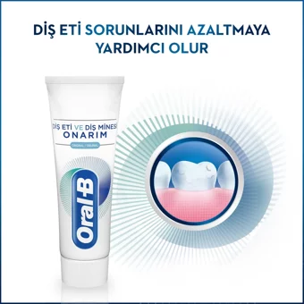 Oral-B Diş Eti Ve Diş Minesi Onarıcı Naneli Florürlü Diş Macunu 75 ml
