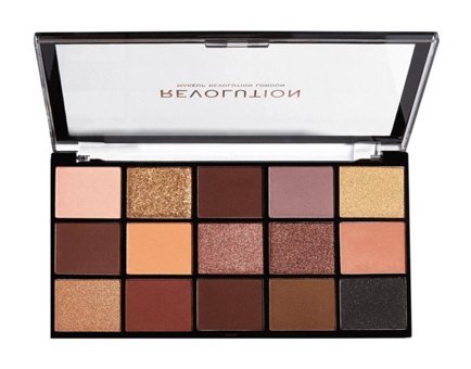 Revolution Bordo & Nude Toz Işıltılı - Mat Far Paleti