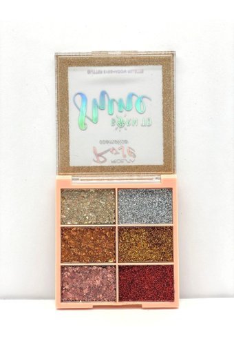 Serashine Rose Born To Shıne 6'lı Likit Glitter Far Paleti