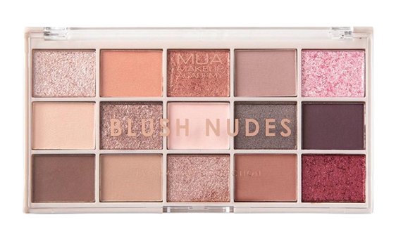 Make Up Academy 15 Renk Blush Nudes Toz Glitter-Mat Far Paleti