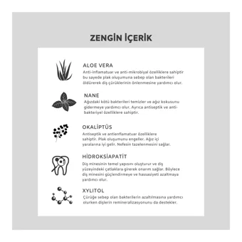 Zubio Beyazlatıcı Naneli Florürlü Diş Macunu 75 gr