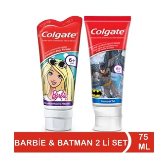 Colgate Barbie Batman Meyve Aromalı Florürlü Diş Macunu 75 ml