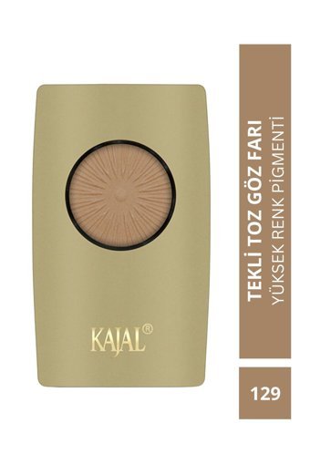 Kajal Light Brown Single - No: 129 Toz Mat Tekli Göz Farı