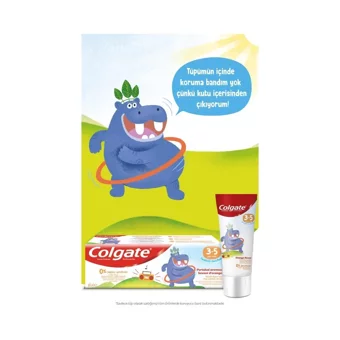 Colgate Portakal Florürsüz 3-5 Yaş Çocuk Diş Macunu 2x60 ml