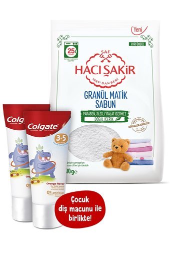 Colgate Portakallı Florürsüz 3-5 Yaş Çocuk Diş Macunu 2x60 ml