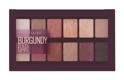 Maybelline New York The Burgundy Bar Toz Işıltılı - Mat Far Paleti