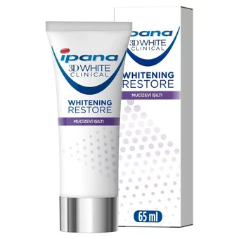 İpana 3D White Luxe Clinical Mucizevi Işıltı Naneli Florürlü Diş Macunu 65 ml