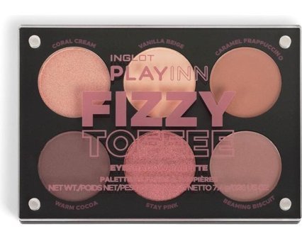 Inglot Playinn Fizzye Toffee Kalem Işıltılı - Mat Far Paleti