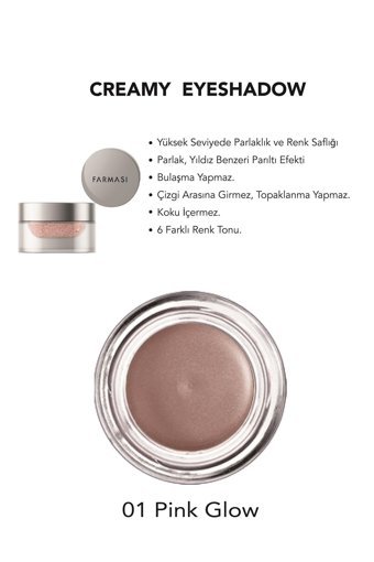 Farmasi Pink Glow Krem Saten Göz Farı