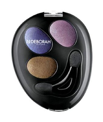 Deborah New Trio Hi - Tech - 10 - Vintage Violet Toz Işıltılı Palet Göz Farı