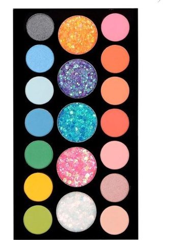 Avemor 19 Renk Toz Glitter Palet Far Paleti